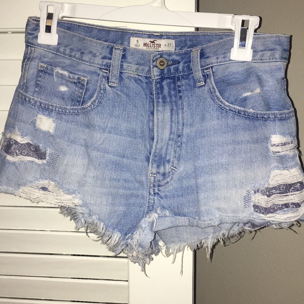 Hollister jean shorts